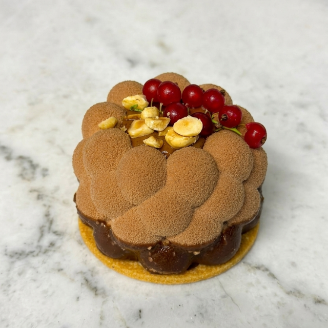bubble cake giandujalı